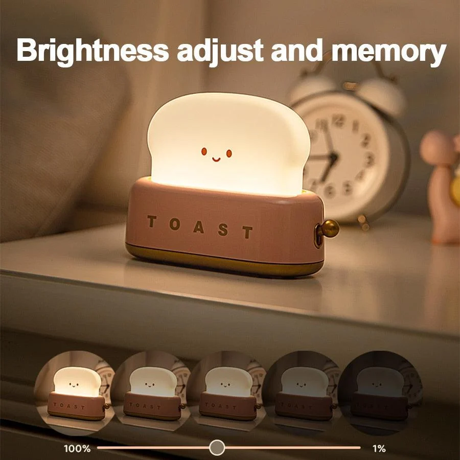 Cartoon Toast Night Light -