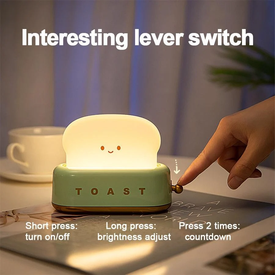 Cartoon Toast Night Light -