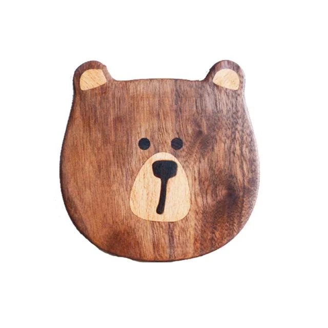 Cartoon Wooden Coaster -