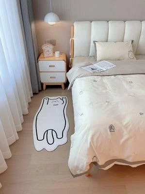 Cat Lying Rug -