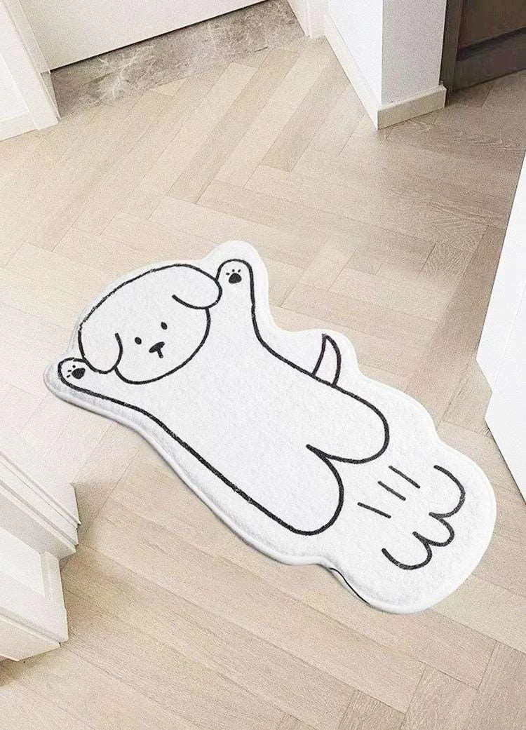 Cat Lying Rug -