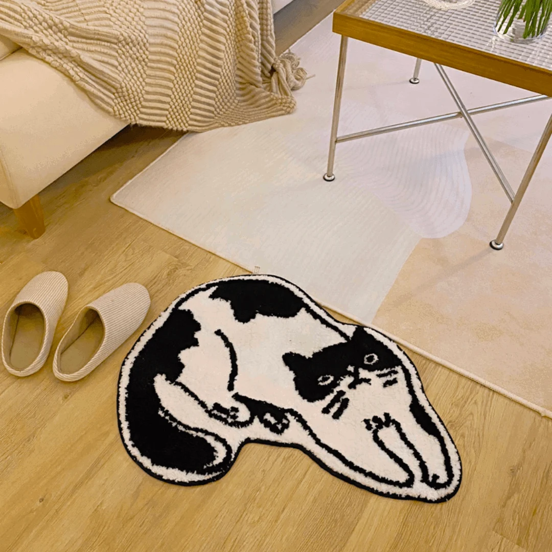 Cat_Shaped_Floor_Mat_-_-4150216 Cat Shaped Floor Mat -