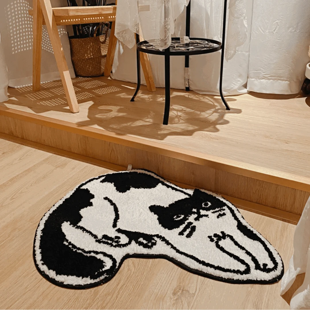 Cat_Shaped_Floor_Mat_-_-4150238 Cat Shaped Floor Mat -