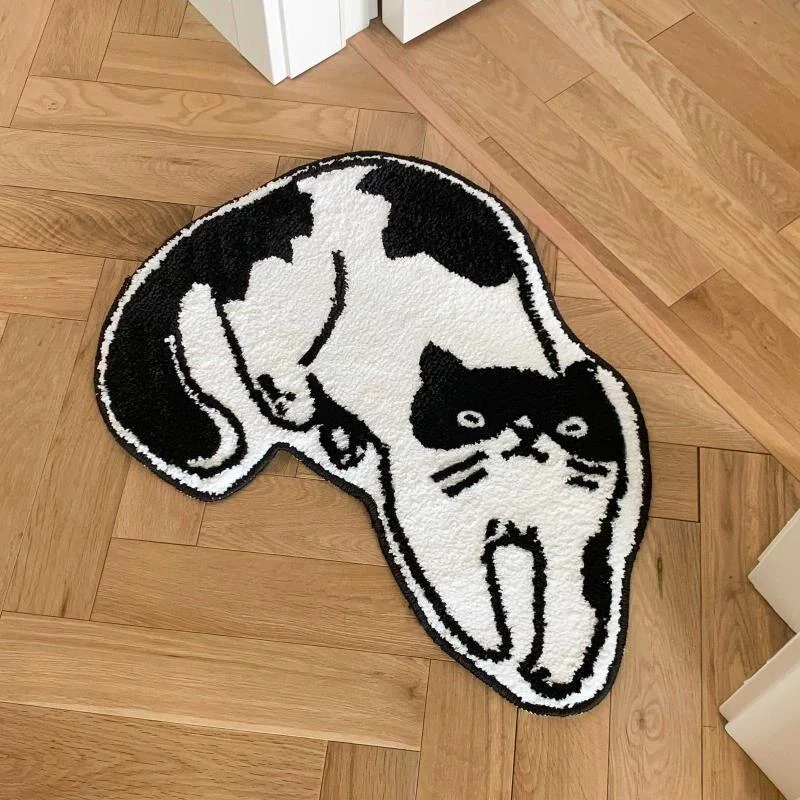 Cat_Shaped_Floor_Mat_-_-4150254 Cat Shaped Floor Mat -