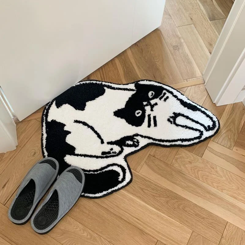 Cat_Shaped_Floor_Mat_-_-4150259 Cat Shaped Floor Mat -