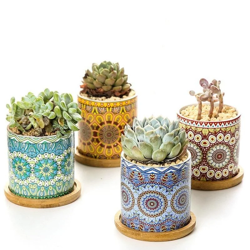 Ceramic-Mandala-Color-Flower-Pot-Bonsai-Small-Pots-for-Flowers-Succulent-Planter-Garden-Balcony-Decoration-FlowerPot Ceramic Mandala Color Flower Pot Bonsai Small Pots For Flowers Succulent Planter Garden Balcony Decoration Flowerpot