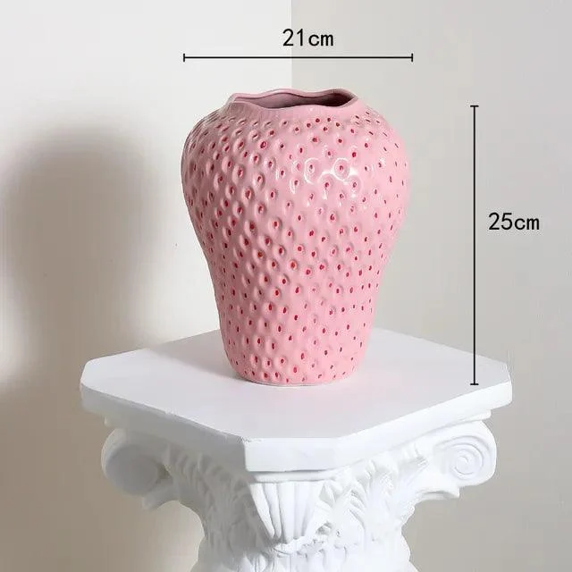 Ceramic-Vase-Artificial-Strawberry-Vase-Fruit-Cartoon-Strawberry-Flower-Pot-Terrarium-Flower-Vase-Home-Decoration-Accessories.jpg_640x640_f189ab06-5822-4e1c-8766-b93db1851f90 WhimsyBerry - Ceramic strawberry vase - ISTANBULLU LTD