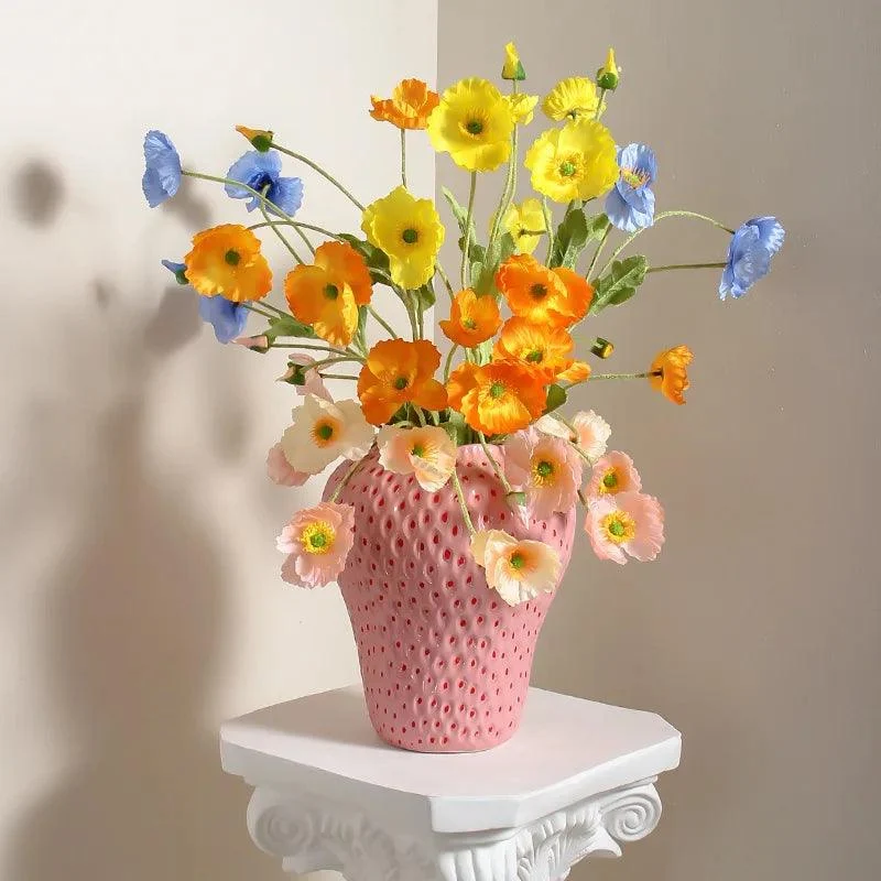 Ceramic-Vase-Artificial-Strawberry-Vase-Fruit-Cartoon-Strawberry-Flower-Pot-Terrarium-Flower-Vase-Home-Decoration-Accessories_bd85bc07-eb85-4574-8319-a3301535a9cd WhimsyBerry - Ceramic strawberry vase - ISTANBULLU LTD