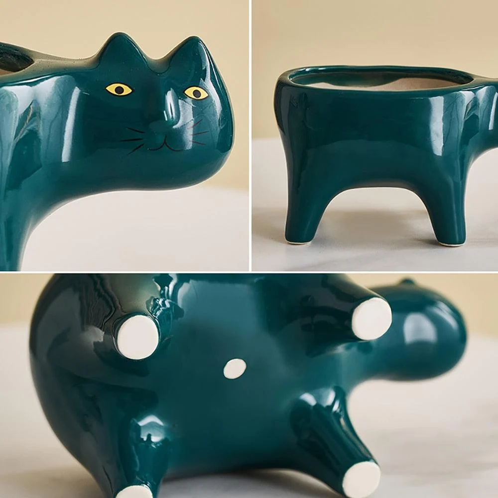 Ceramic_Abstract_Cat_Planter_-_-_tag1_-4165954 Ceramic Abstract Cat Planter - - #tag1#