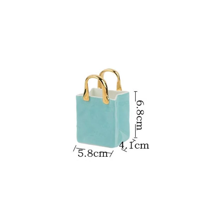 Ceramic Bag Vase -