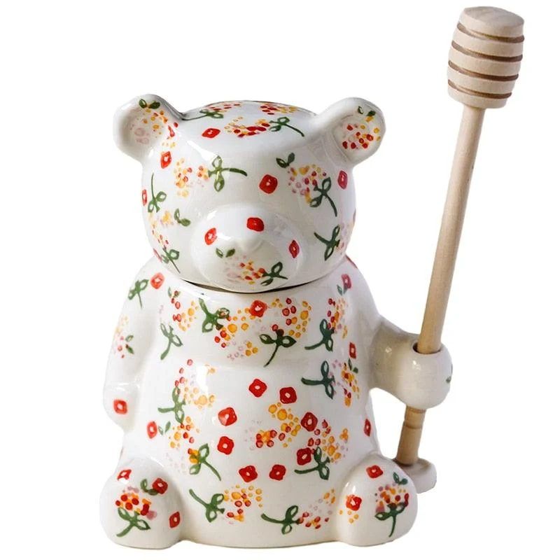 Ceramic_Bear_Honey_Jar_-_-4151883 Ceramic Bear Honey Jar -