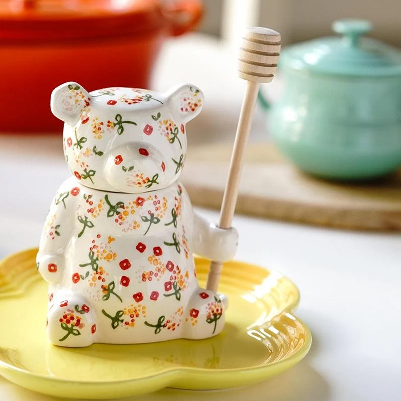 Ceramic_Bear_Honey_Jar_-_-4151889 Ceramic Bear Honey Jar -