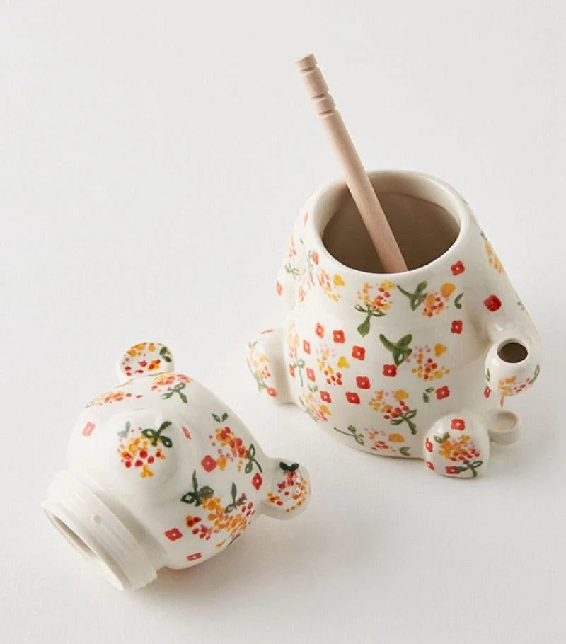 Ceramic_Bear_Honey_Jar_-_-4151907 Ceramic Bear Honey Jar -