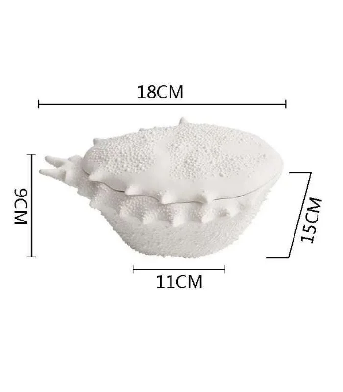 Ceramic_Crab_Bowl_with_Lid_-_White_-_-_tag1_-4167416 Ceramic Crab Bowl with Lid - White - - #tag1#