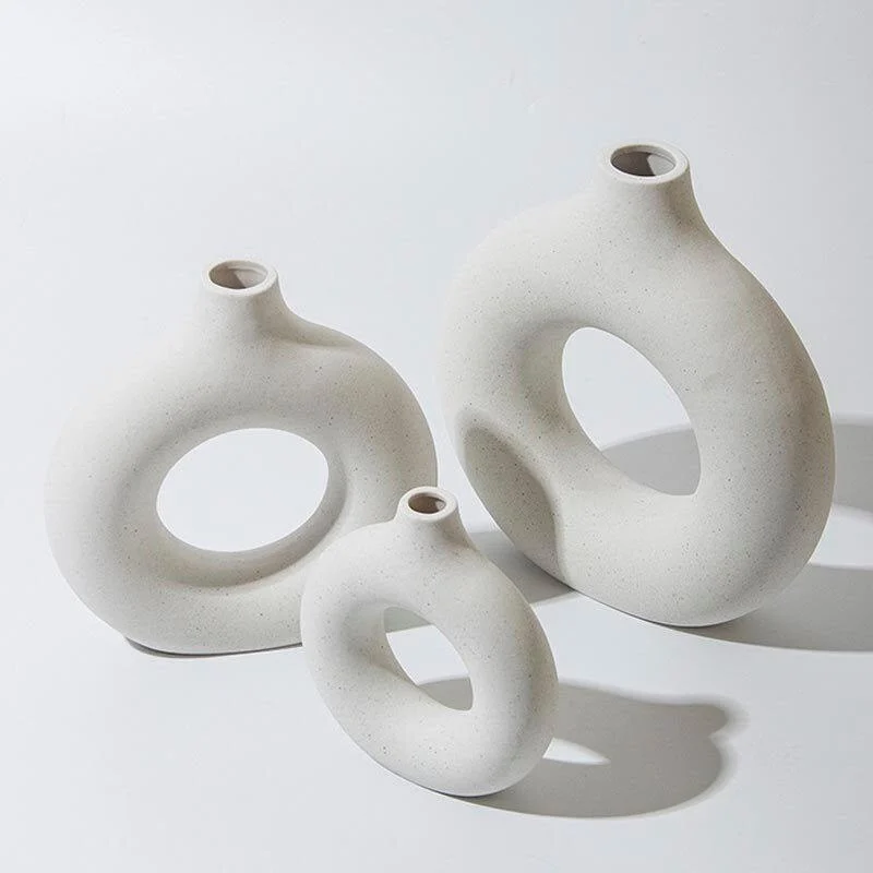 Ceramic_Donut_Vase_-_-4152142 Ceramic Donut Vase -