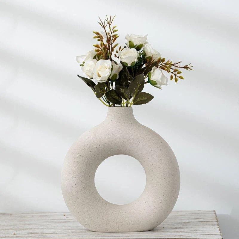 Ceramic_Donut_Vase_-_-4152151 Ceramic Donut Vase -
