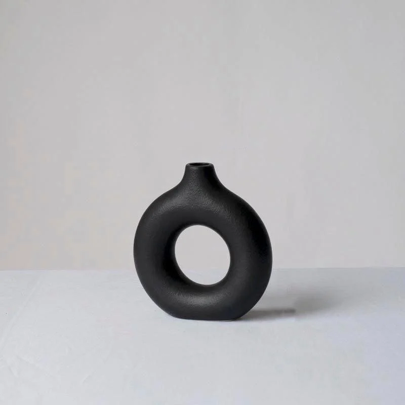 Ceramic_Donut_Vase_-_-4152155 Ceramic Donut Vase -
