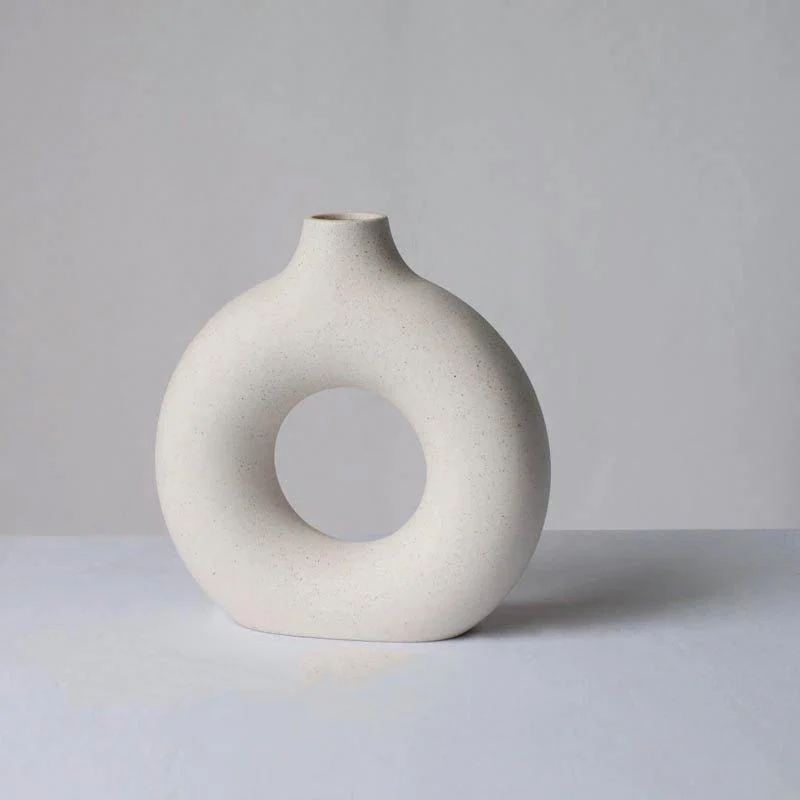 Ceramic_Donut_Vase_-_-4152159 Ceramic Donut Vase -