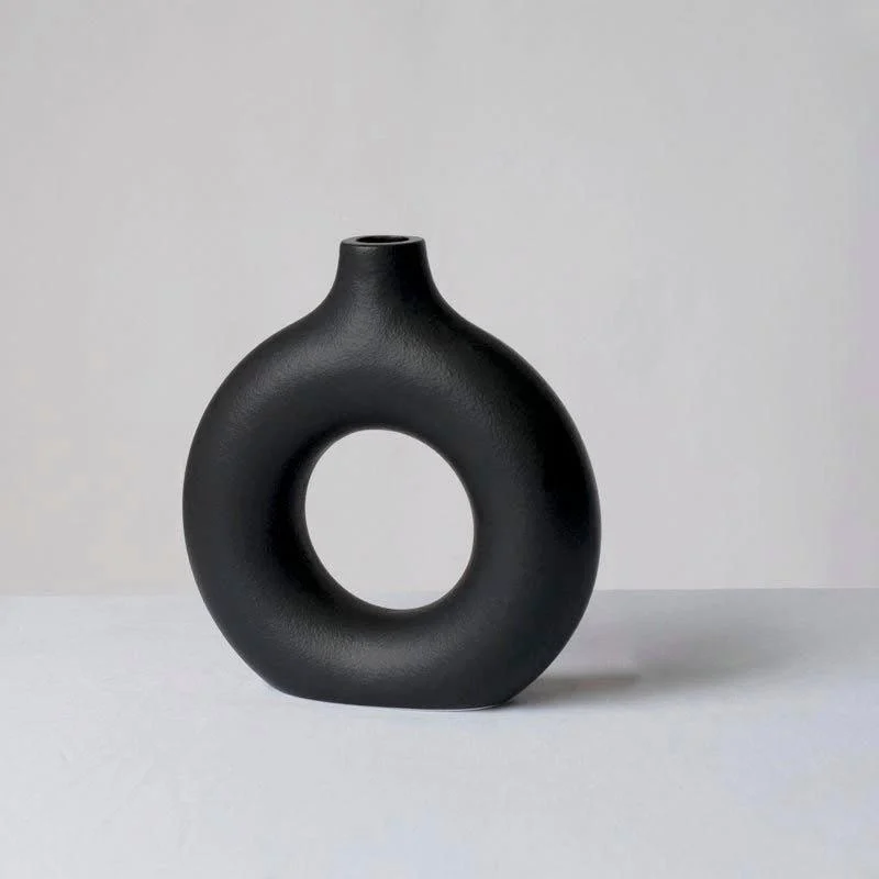 Ceramic_Donut_Vase_-_-4152164 Ceramic Donut Vase -