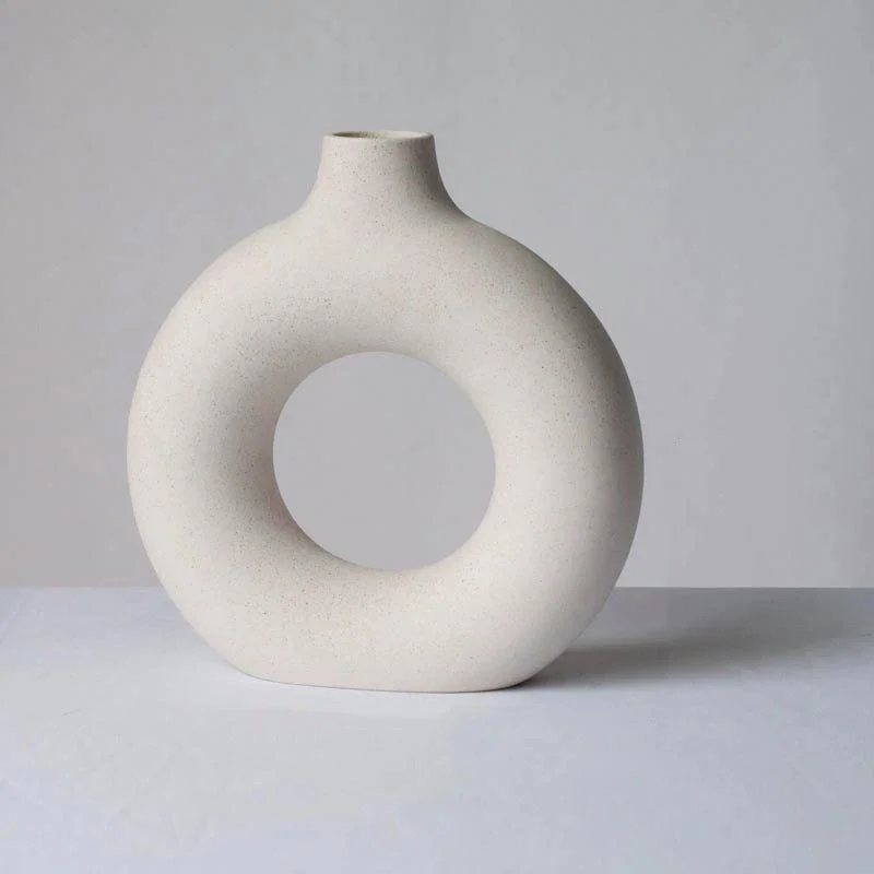 Ceramic_Donut_Vase_-_-4152168 Ceramic Donut Vase -