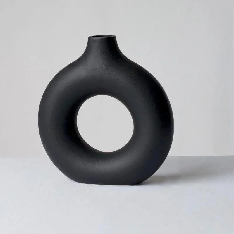 Ceramic_Donut_Vase_-_-4152173 Ceramic Donut Vase -