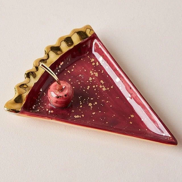 Ceramic Fruit Jewelry Dish -