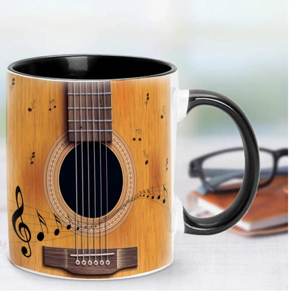 Ceramic Guitar Coffee Mug -