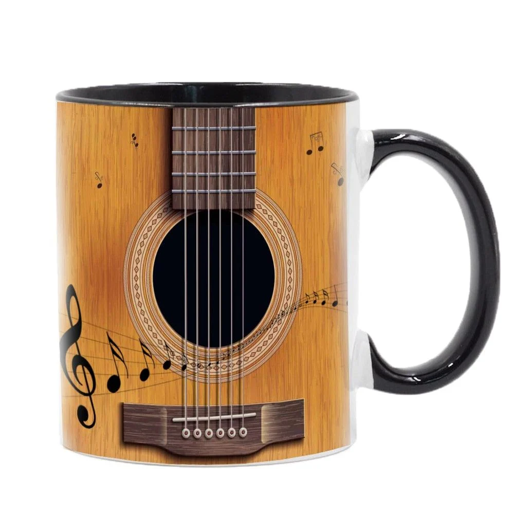 Ceramic Guitar Coffee Mug -