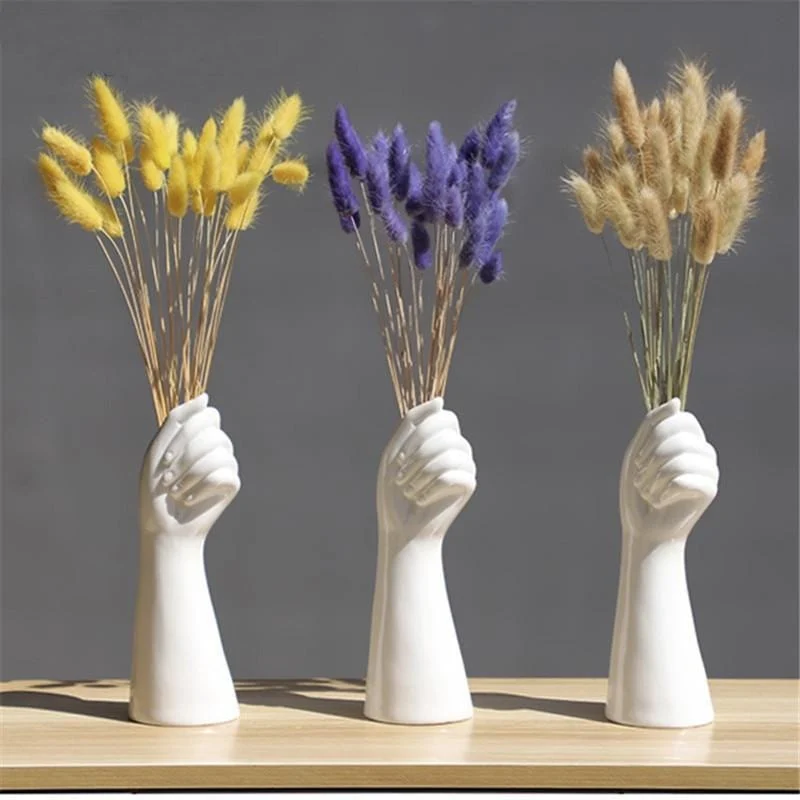 Ceramic Hand Vase - - #tag1#