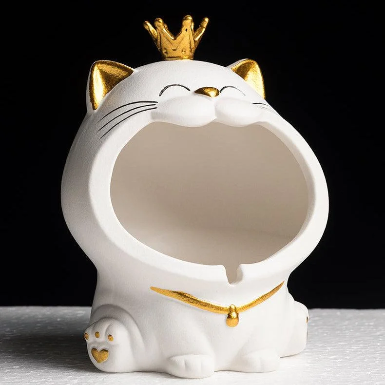 Ceramic Laughing Cat Storage/Astray -  - #tag1#