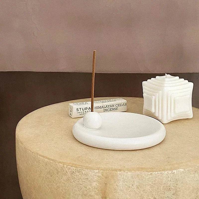 Ceramic_Plain_Incense_Holder_-_-4152630 Ceramic Plain Incense Holder -