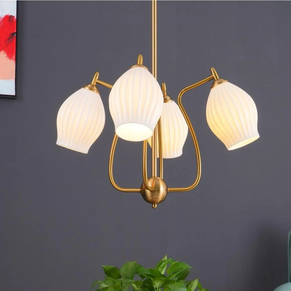 Ceramic_Ribbed_Chandelier_2 Ceramic Ribbed Chandelier 2