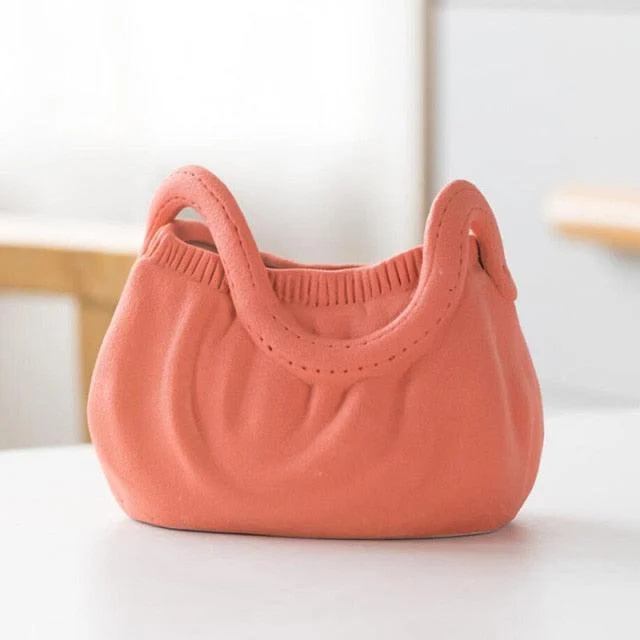 Ceramic_Stylish_Bag_Vase_-_-4153098 Ceramic Stylish Bag Vase -