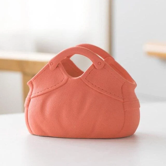 Ceramic_Stylish_Bag_Vase_-_-4153136 Ceramic Stylish Bag Vase -