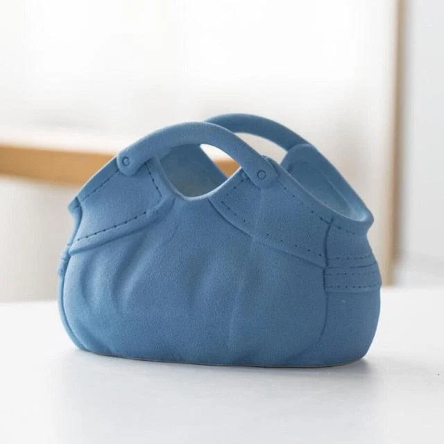 Ceramic_Stylish_Bag_Vase_-_-4153152 Ceramic Stylish Bag Vase -