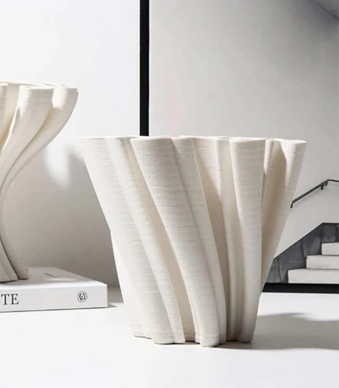 Ceramic_Table_Top_Vase_Twist_Centrepiece_Ceramic_-_-_tag1_-4169669 Ceramic Table Top Vase Twist Centrepiece Ceramic - - #tag1#