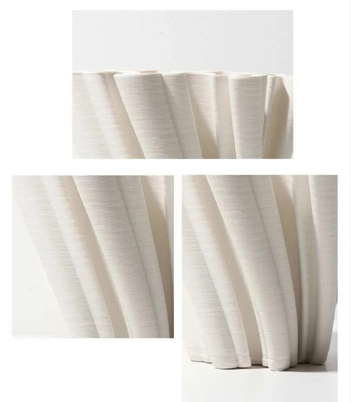 Ceramic_Table_Top_Vase_Twist_Centrepiece_Ceramic_-_-_tag1_-4169701 Ceramic Table Top Vase Twist Centrepiece Ceramic - - #tag1#