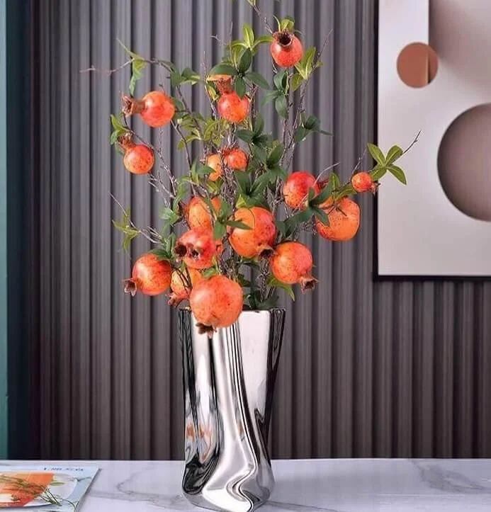 Ceramic_Tabletop_Vase_Paper_Bag_Shape_23.5_cm_-_-_tag1_-4169767 Ceramic Tabletop Vase Paper Bag Shape 23.5 cm - - #tag1#