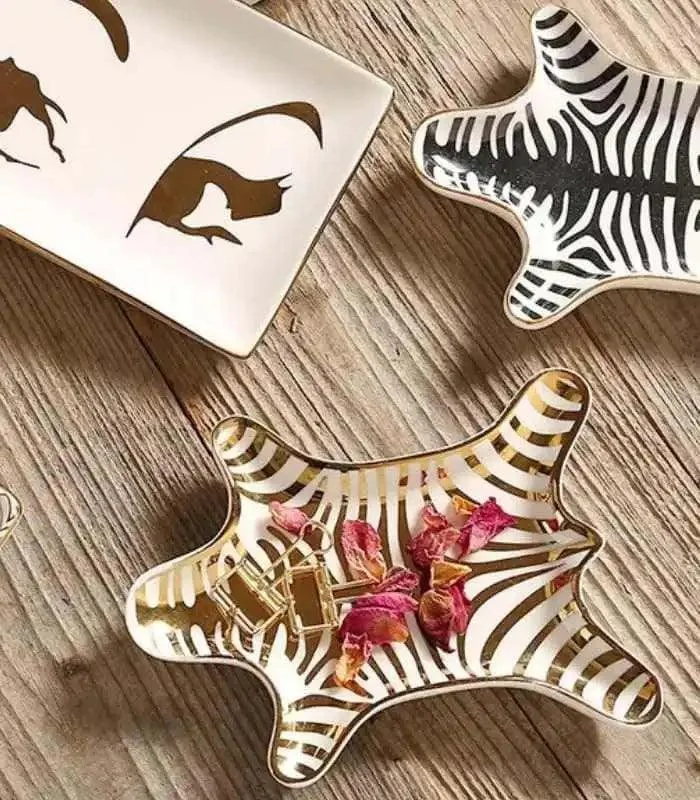 Ceramic_Trinket_Tray_Safari_Decorative_Jewelry_Dish_15cm_-_-_tag1_-4170071 Ceramic Trinket Tray Safari Decorative Jewelry Dish 15cm - - #tag1#