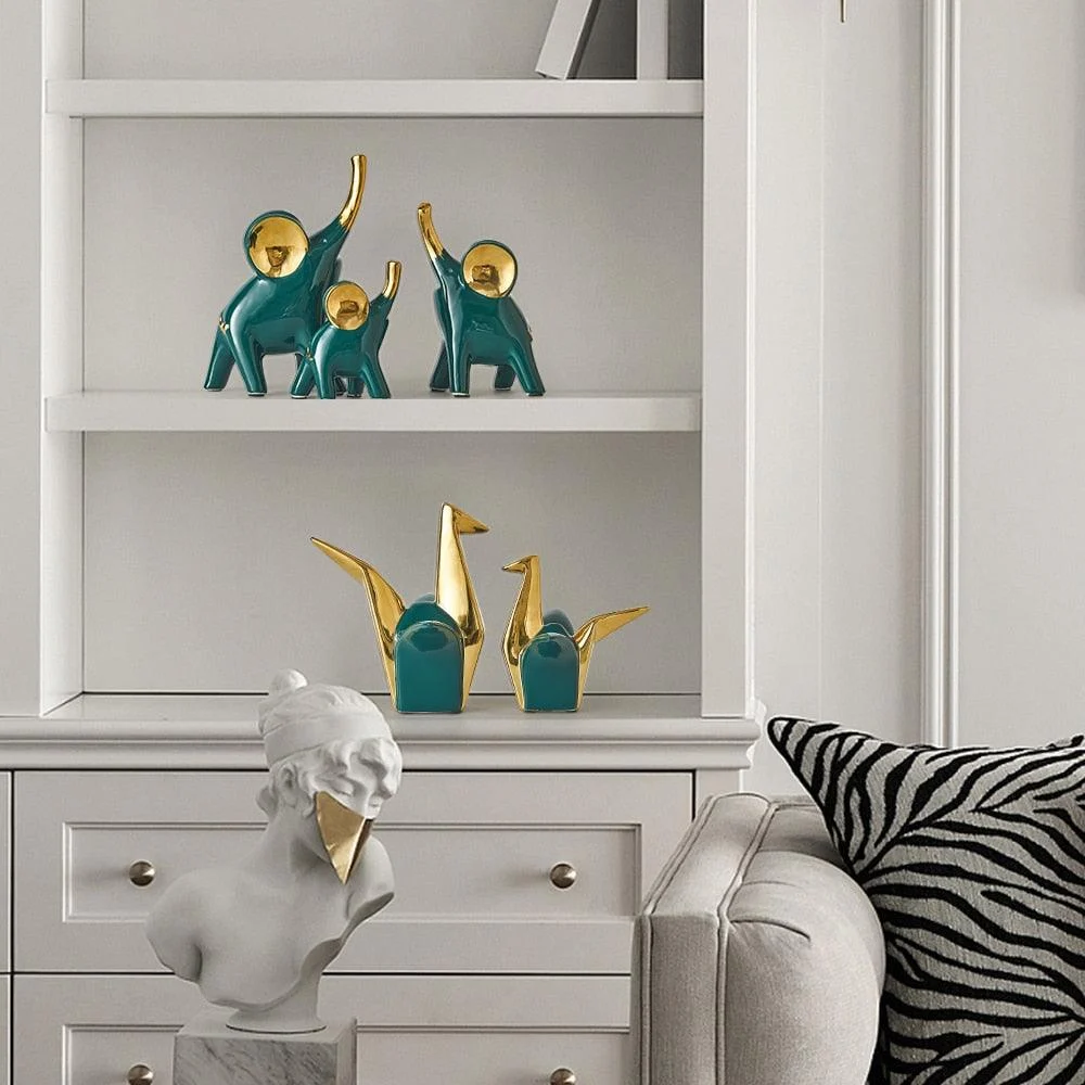 Ceramics_Abstract_Elephant_Papercrane_-_-_tag1_-4170426 Ceramics Abstract Elephant & Papercrane - - #tag1#