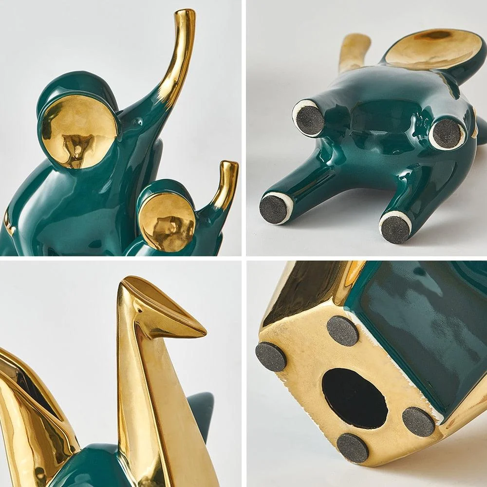 Ceramics_Abstract_Elephant_Papercrane_-_-_tag1_-4170432 Ceramics Abstract Elephant & Papercrane - - #tag1#