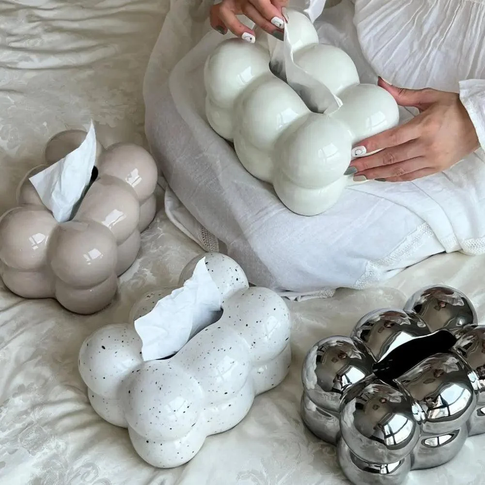 Ceramics_Bubble_Marshmello_Tissue_Holder_-_-4153552 Ceramics Bubble Marshmello Tissue Holder -