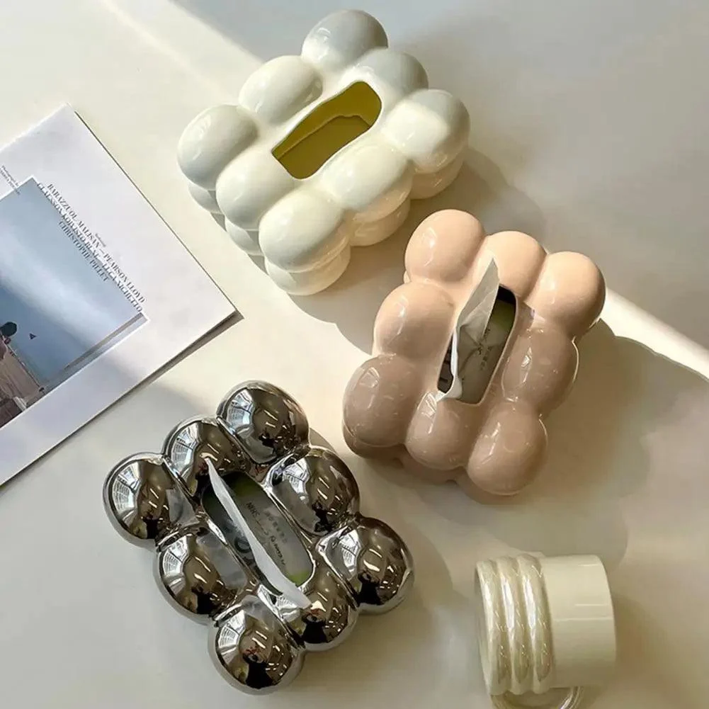 Ceramics_Bubble_Marshmello_Tissue_Holder_-_-4153560 Ceramics Bubble Marshmello Tissue Holder -