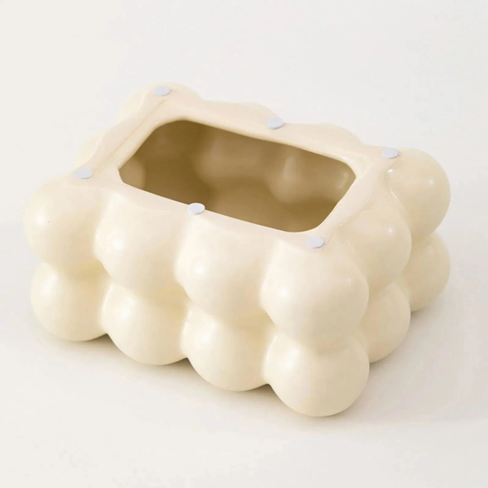 Ceramics_Bubble_Marshmello_Tissue_Holder_-_-4153572 Ceramics Bubble Marshmello Tissue Holder -