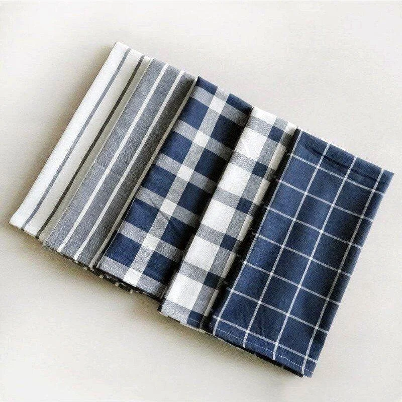 Checked and Striped Napkins (5pk) -
