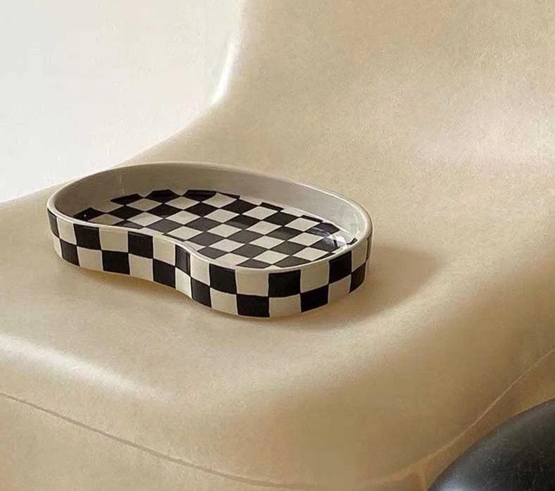 Checkered_Ceramic_Cup_Mug_-_-4155133 Checkered Ceramic Cup Mug -