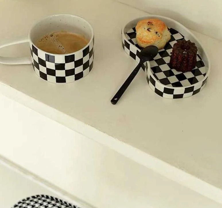 Checkered_Ceramic_Cup_Mug_-_-4155141 Checkered Ceramic Cup Mug -