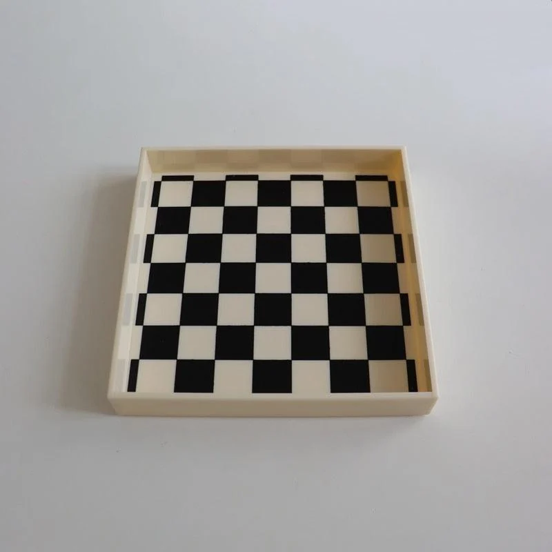 Checkered_Marble_Decorative_Tray_-_-4155368 Checkered Marble Decorative Tray -