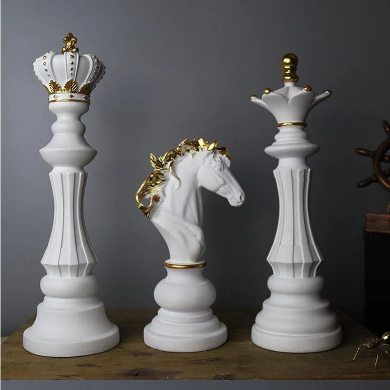 Chess Statue Home Decor -