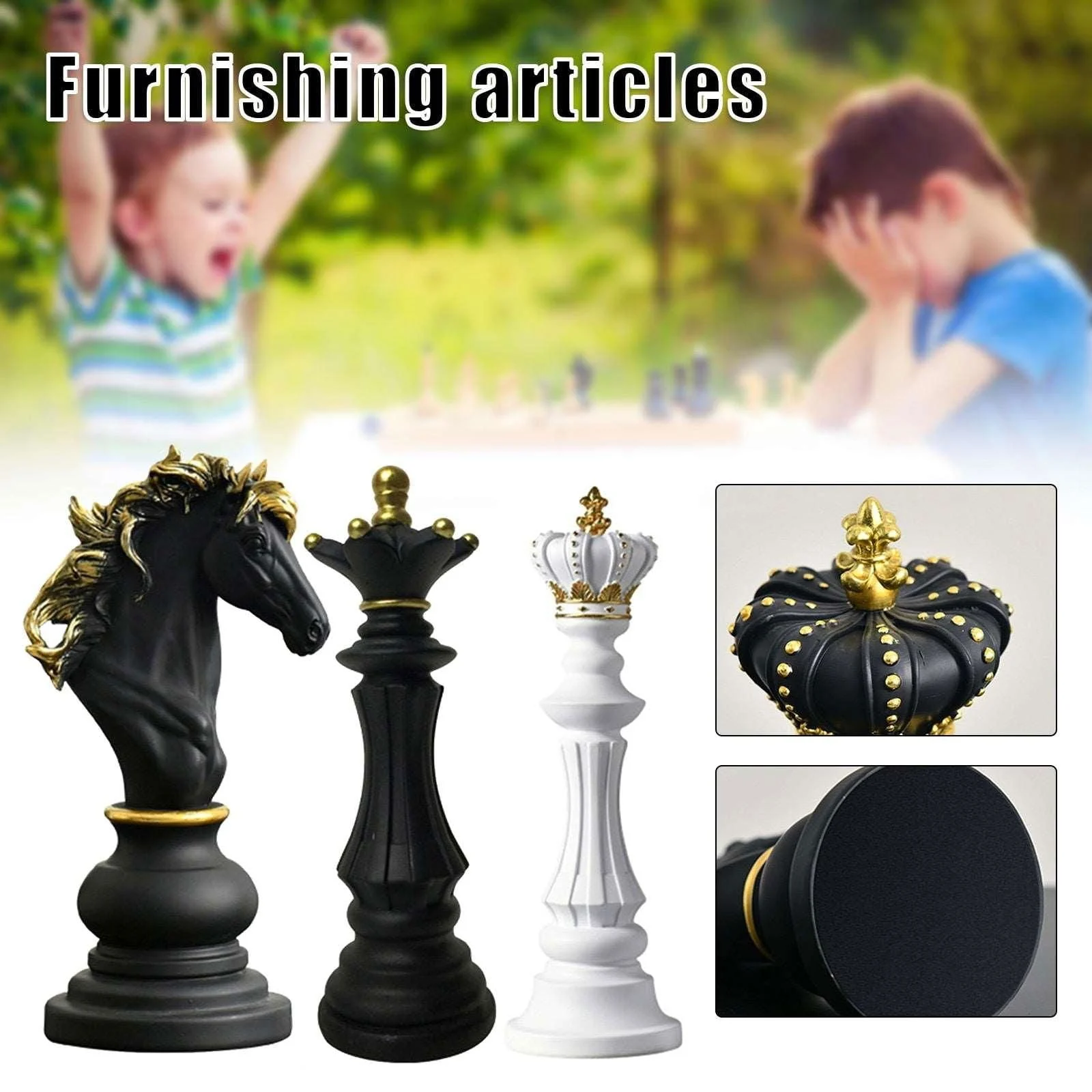 Chess Statue Home Decor -